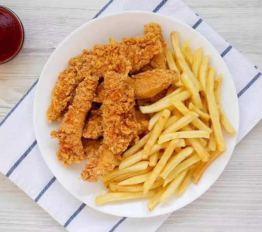 Crispy-Chicken-Tenders-and-Fries