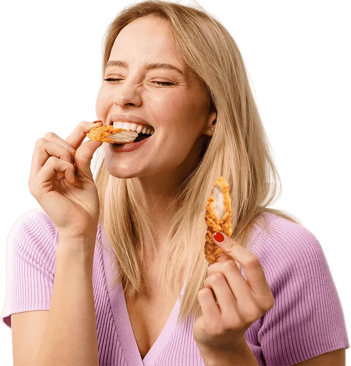girl-chicken-tender girl chicken tender