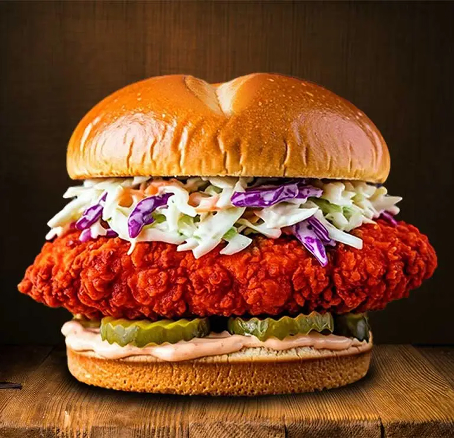 Nashville Hot Chicken Sandwich Nashville Hot Chicken Sandwich