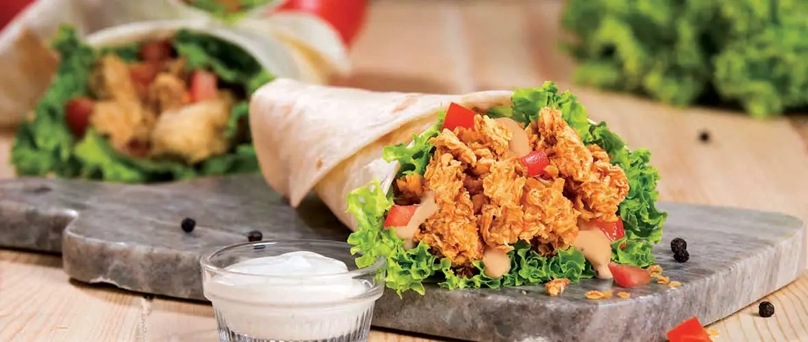 Hot Chicken Wraps